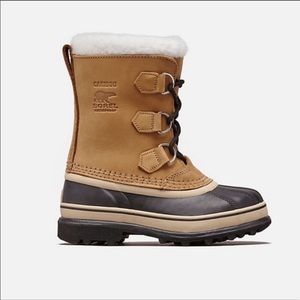 Sorel Caribou Lace Up Winter Boots Kids Size 2